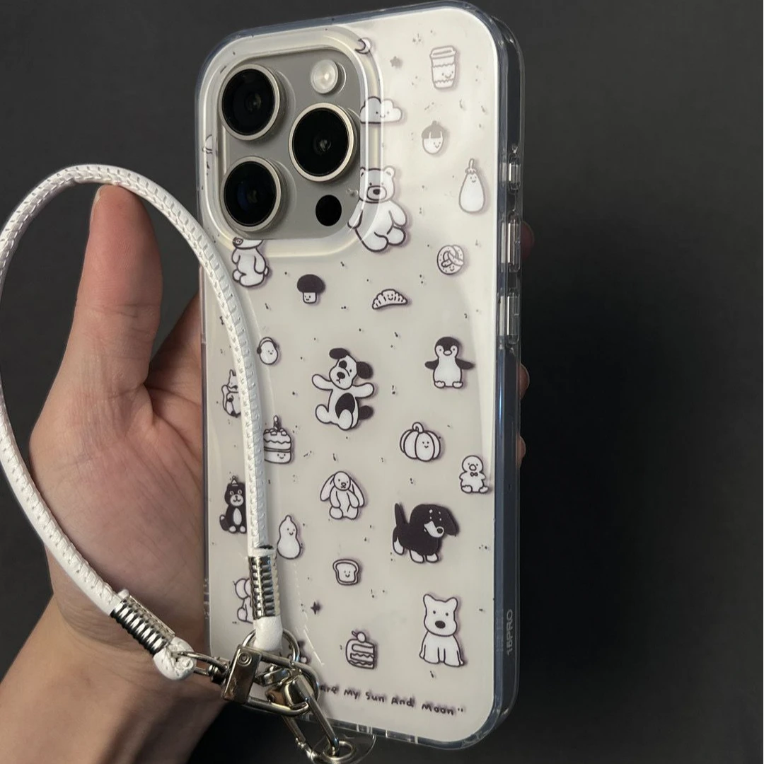 简约ins风适用苹果15手机壳14/13ProMax可爱iPhone12软16/xs女款