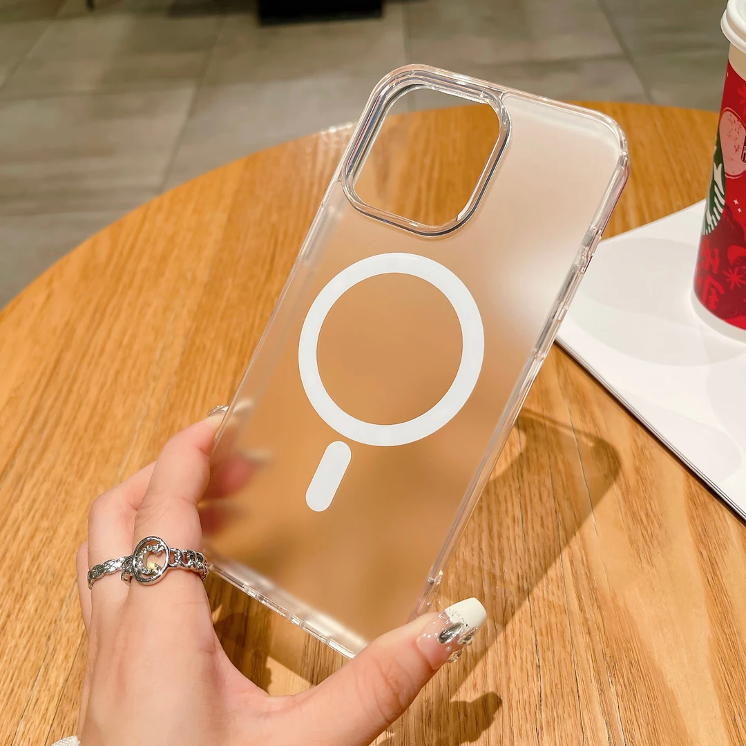 苹果14promax手机壳肤感iPhone15磨砂13磁吸防摔保护套爆款手机壳