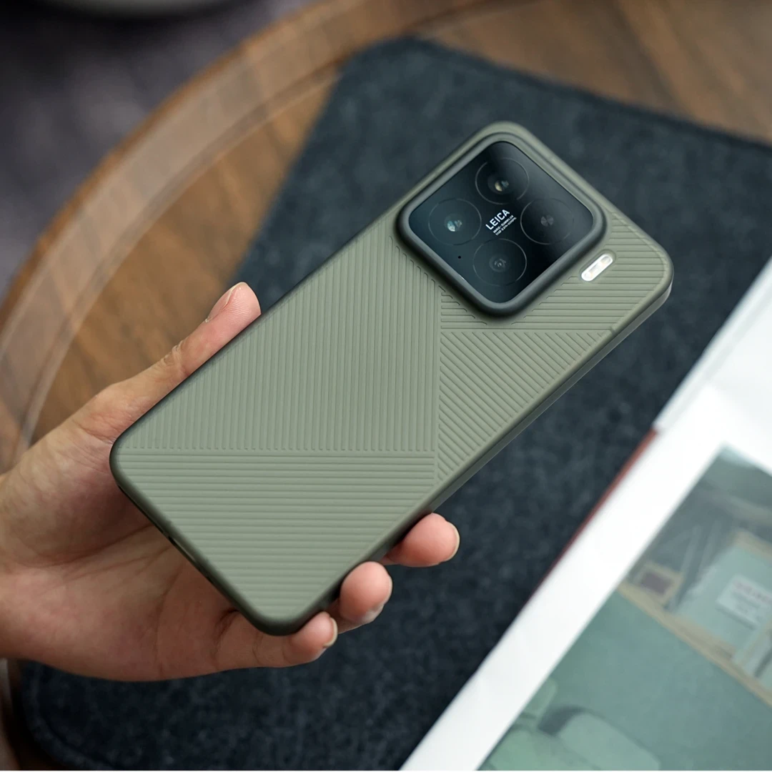 适用小米17手机壳新款几何纹磨砂全包小米17防滑轻薄防摔保护壳