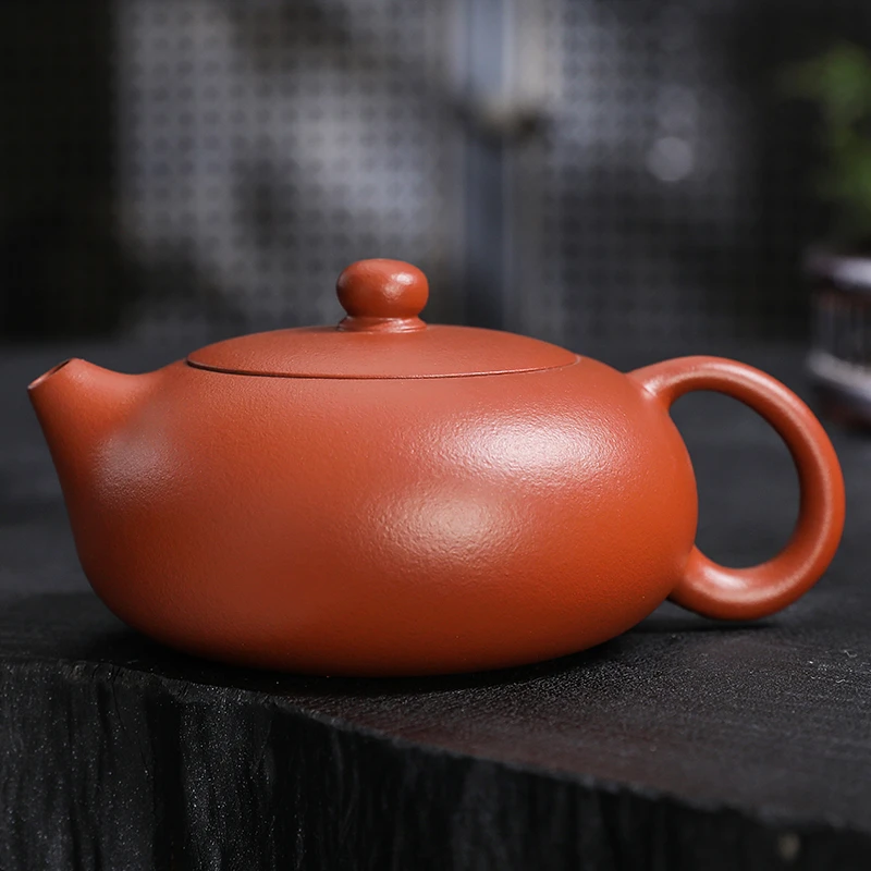 朱泥西施紫砂壶凤鸣壶大容量手工泡茶壶原矿仿古单人功夫茶具