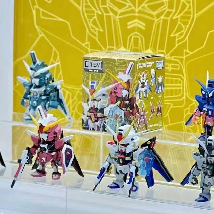 【拆盒拆袋】正版万代高达自由与正义系列盲盒潮玩手办摆件