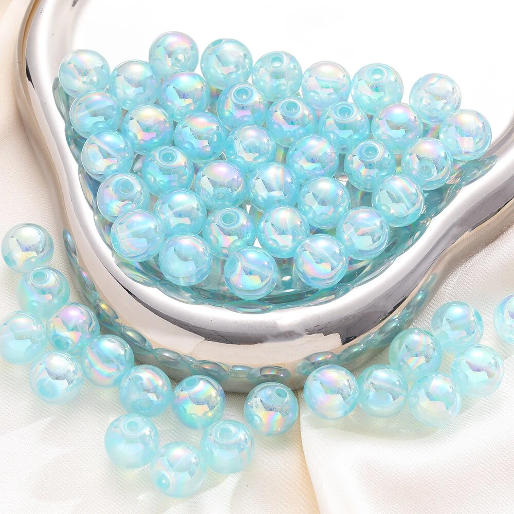 彩色12MM琉璃珠手工创意饰品配件
