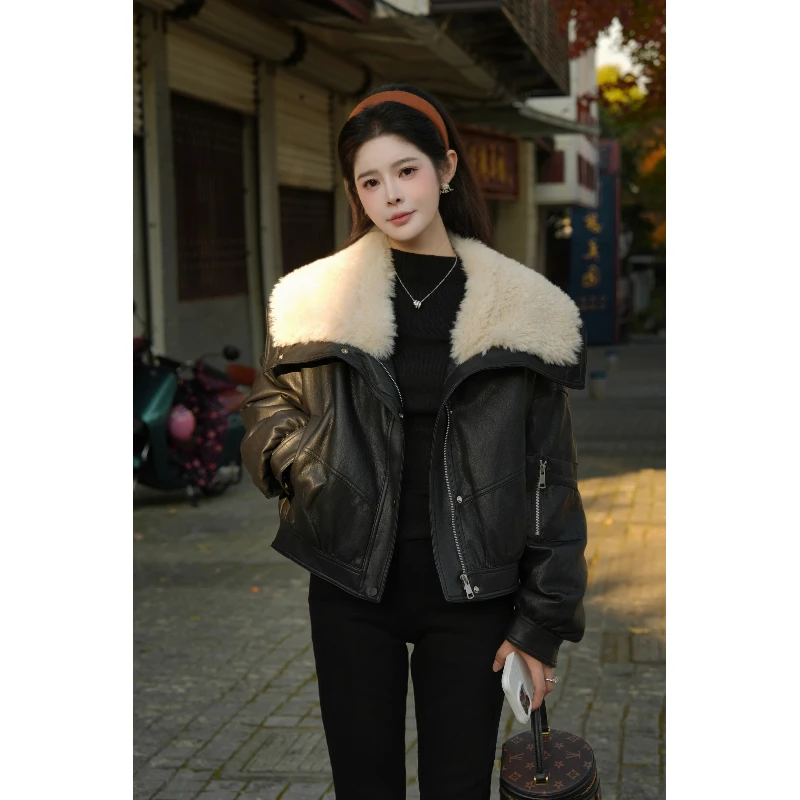 宿慕SUMU 女款鹅绒外套 12-1 冬款新款时尚百搭鹅绒服A1606J