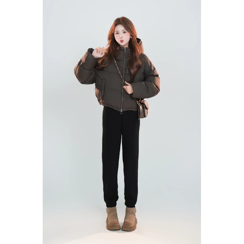 宿慕 SUMU 女款拉链羽绒服 11-26 冬季新款百搭羽绒服A1606S