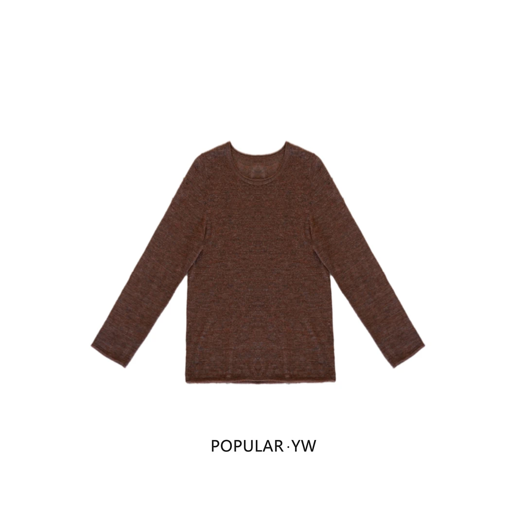 POPULARYW【顺颂】Z·R上品屋 百搭圆领套头针织打底衫