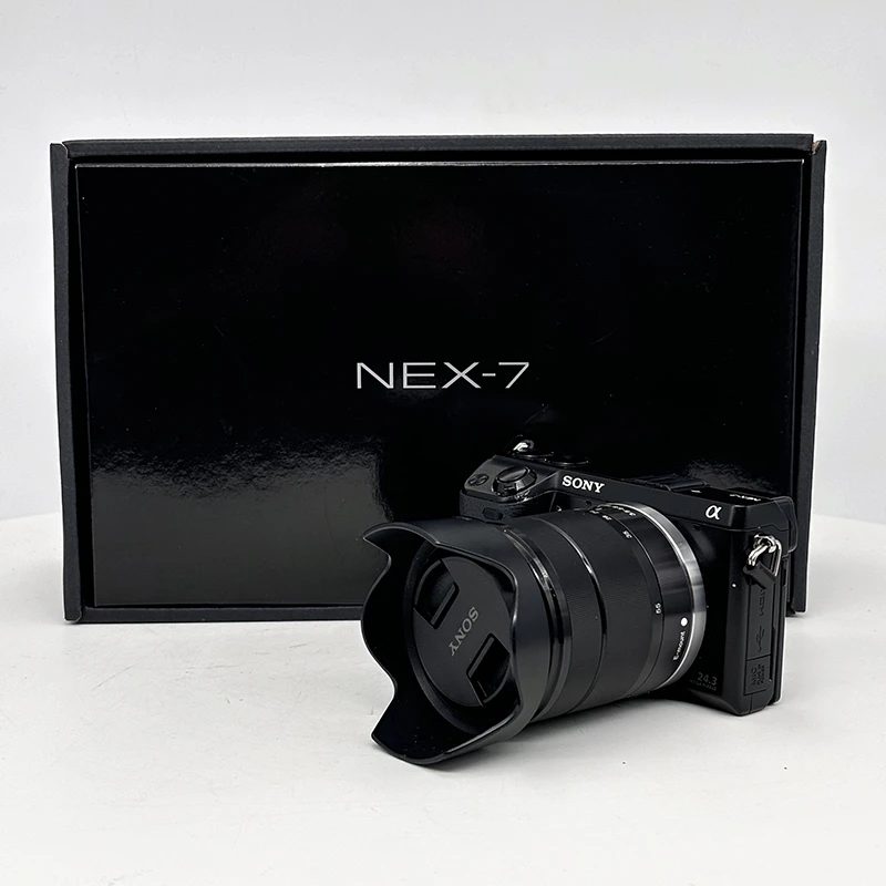 9新 Sony/索尼 二手索尼NEX-7微单相机黑色便携摄影