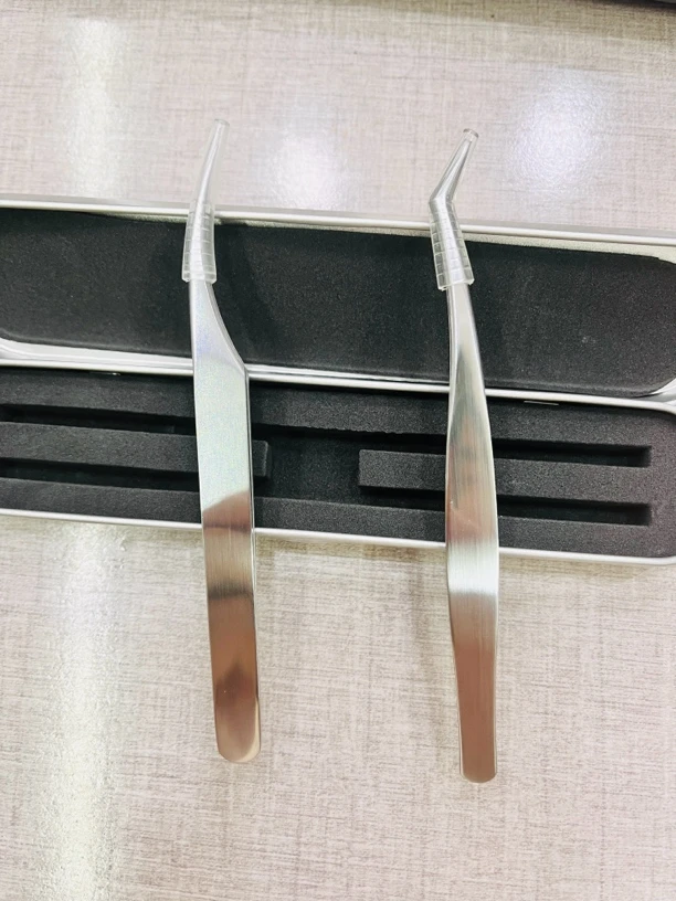 新疆包邮乌鲁木齐发货假睫毛镊子嫁接睫毛镊子美睫镊子金羽夹睫毛