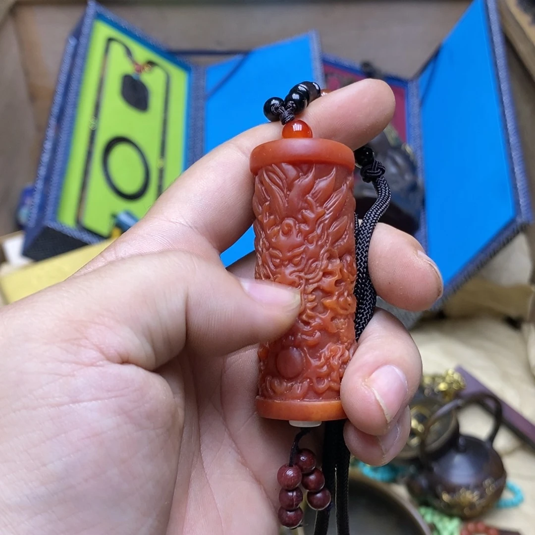 滴血莲花菩提吊坠