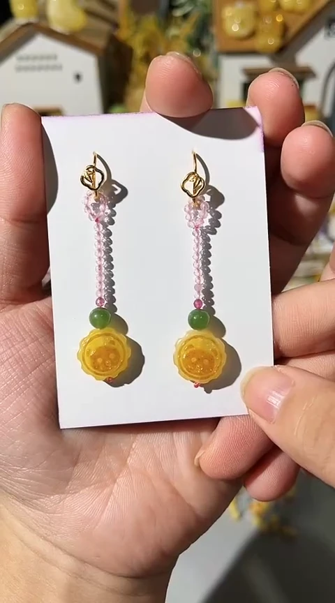 【闪购商品】蜜蜡耳坠未镶嵌蜜蜡耳坠