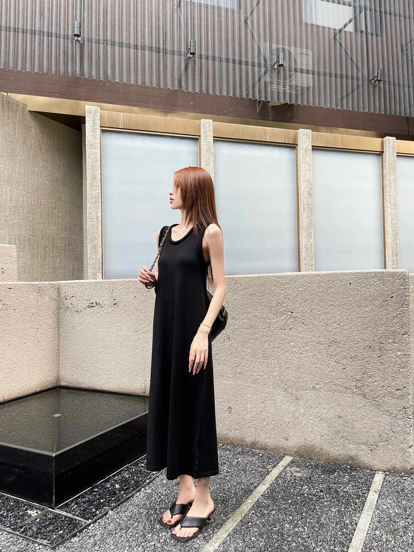 【丽姐原创】知性塑身长裙