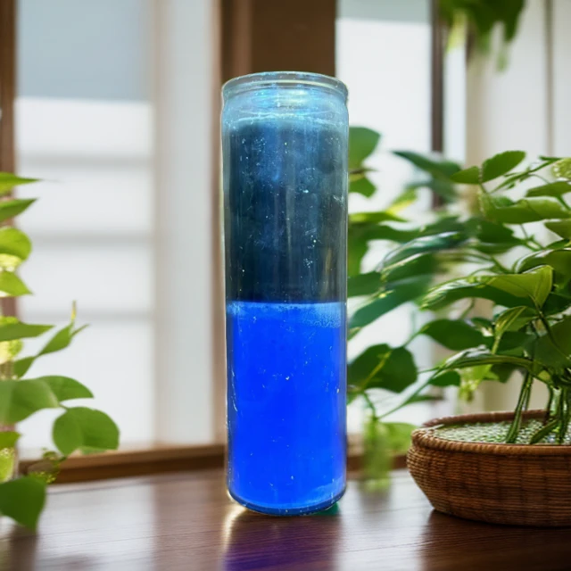 黑蓝派烫瓶子蜡烛