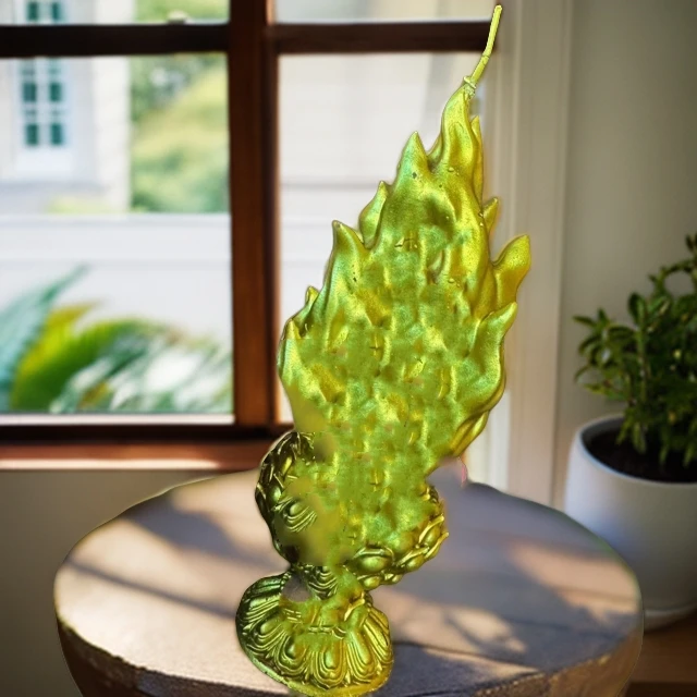 金色火焰诗诗蜡烛
