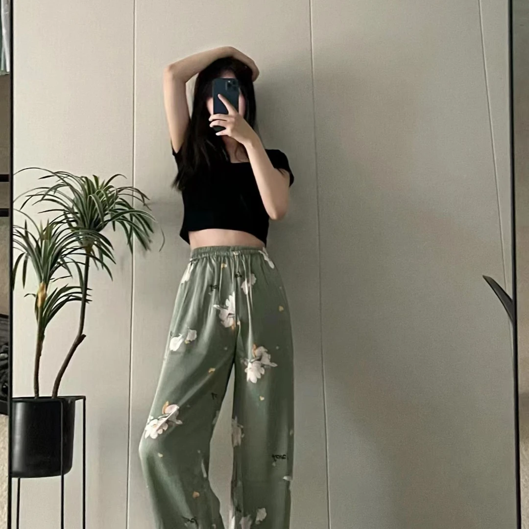 家居裤宽松版可居家可外穿休闲夏季女士