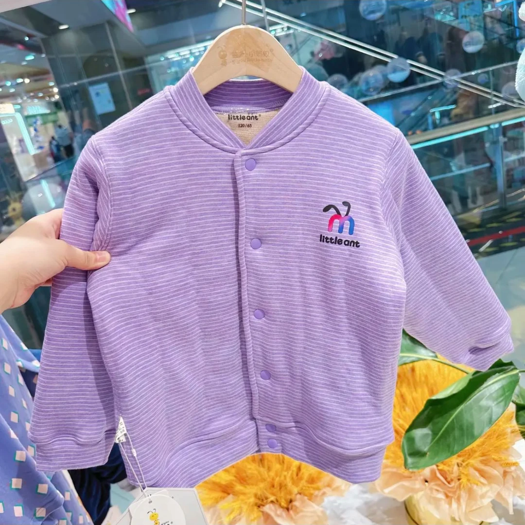 益友小蚂蚁学生校服神器羊绒蚕丝四层暖绒上衣秋冬款防寒保暖上衣