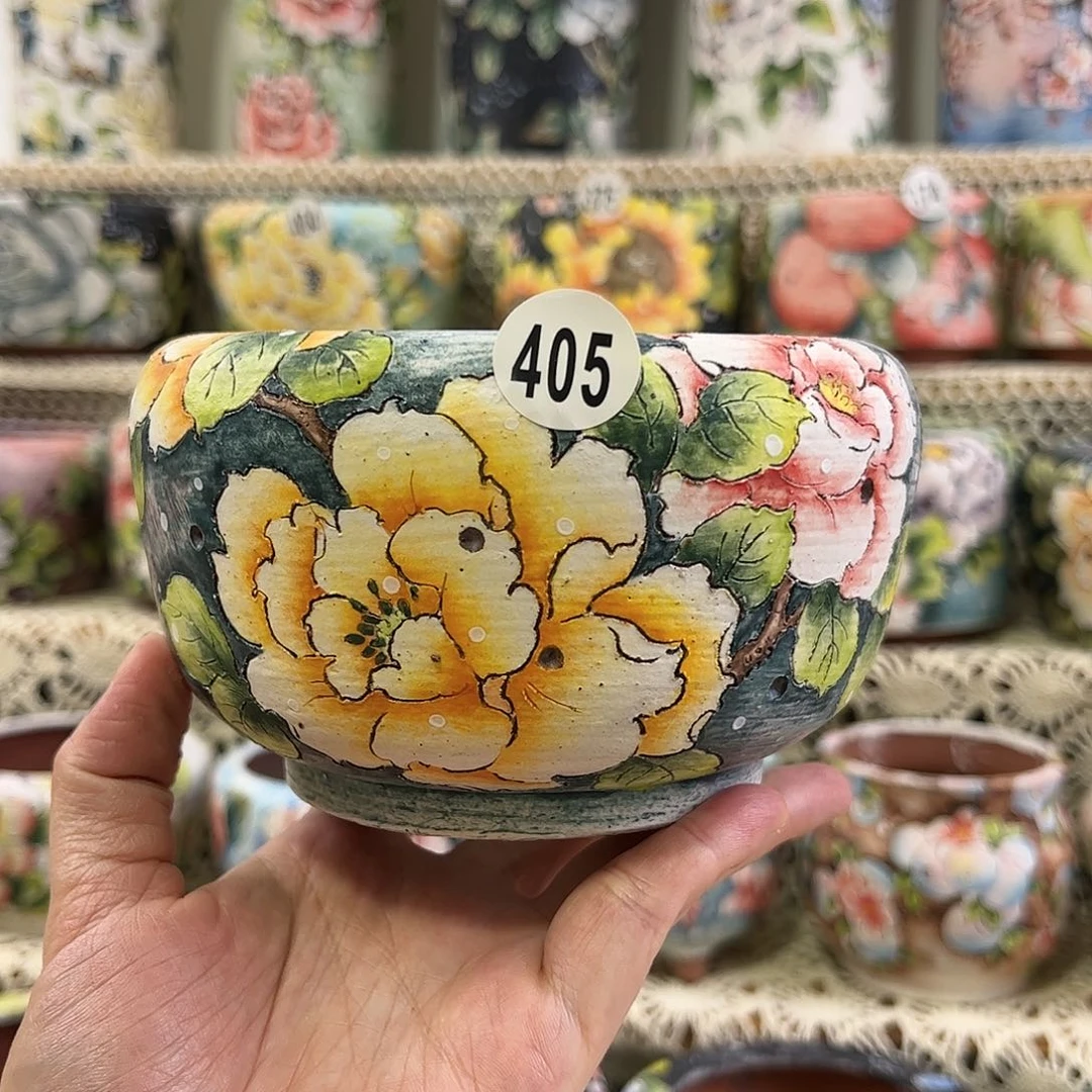 景德镇陶瓷花盆景德镇陶瓷花盆