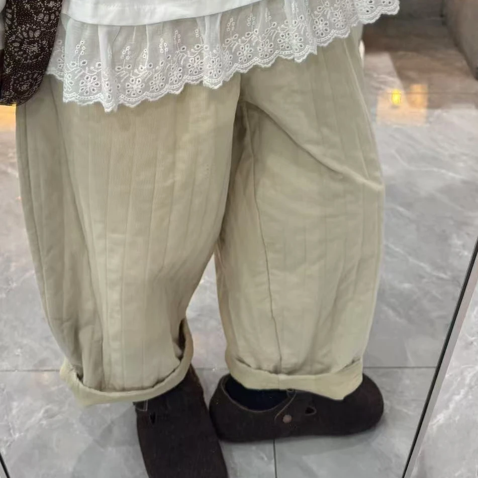 森系女装时尚长裤加厚