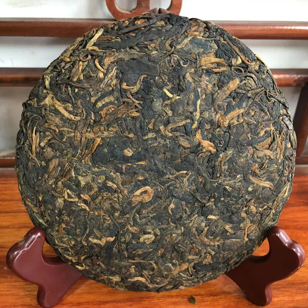 精选新品7号云南普洱熟茶紧压饼茶(200g)KM