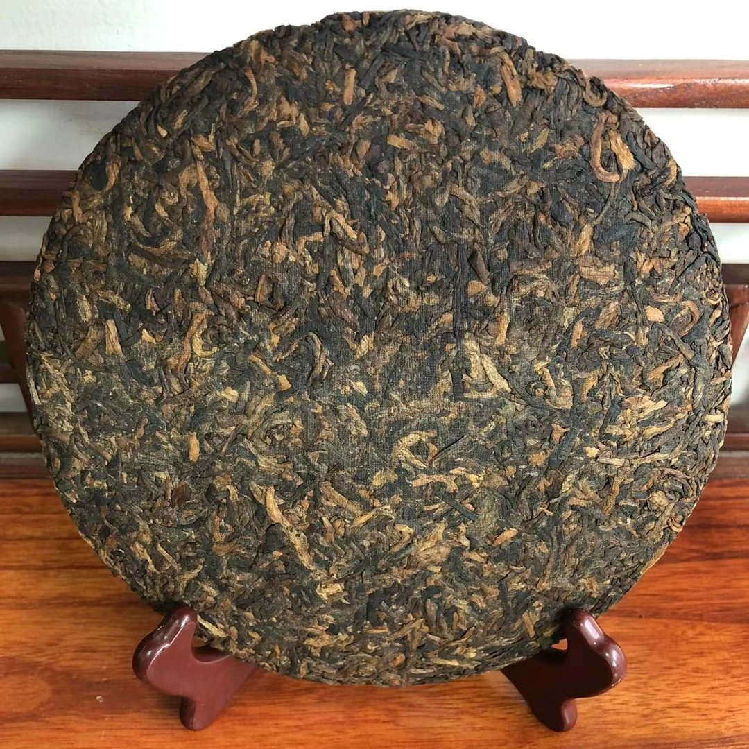 精选新品82号云南普洱熟茶紧压饼茶(357g)SMLQS