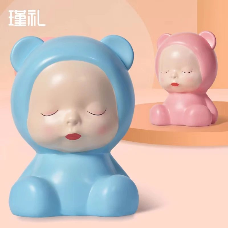瑾礼网红款只进不出存钱罐储蓄罐创意摆件春节压岁钱红包儿童礼物