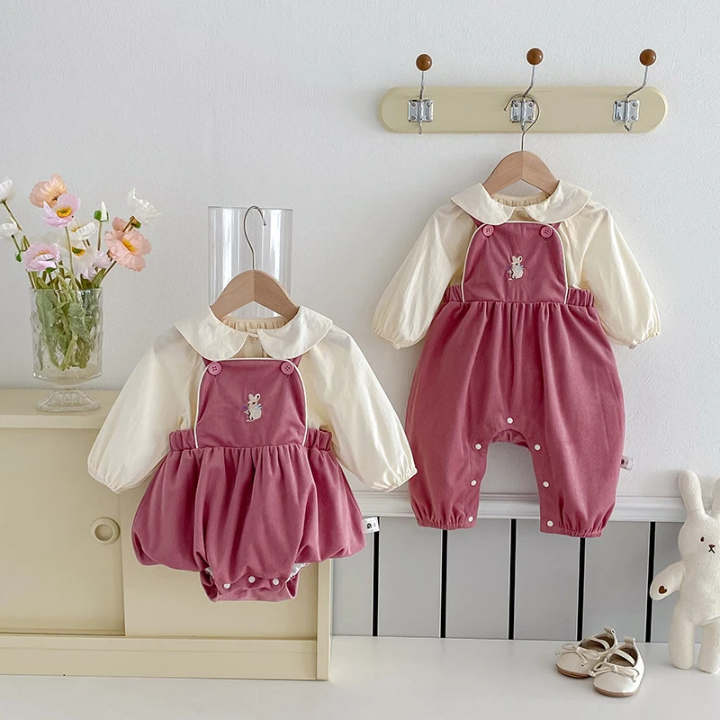 001-100直播宝宝婴幼儿爬服春秋洋气（以直播衣服为准