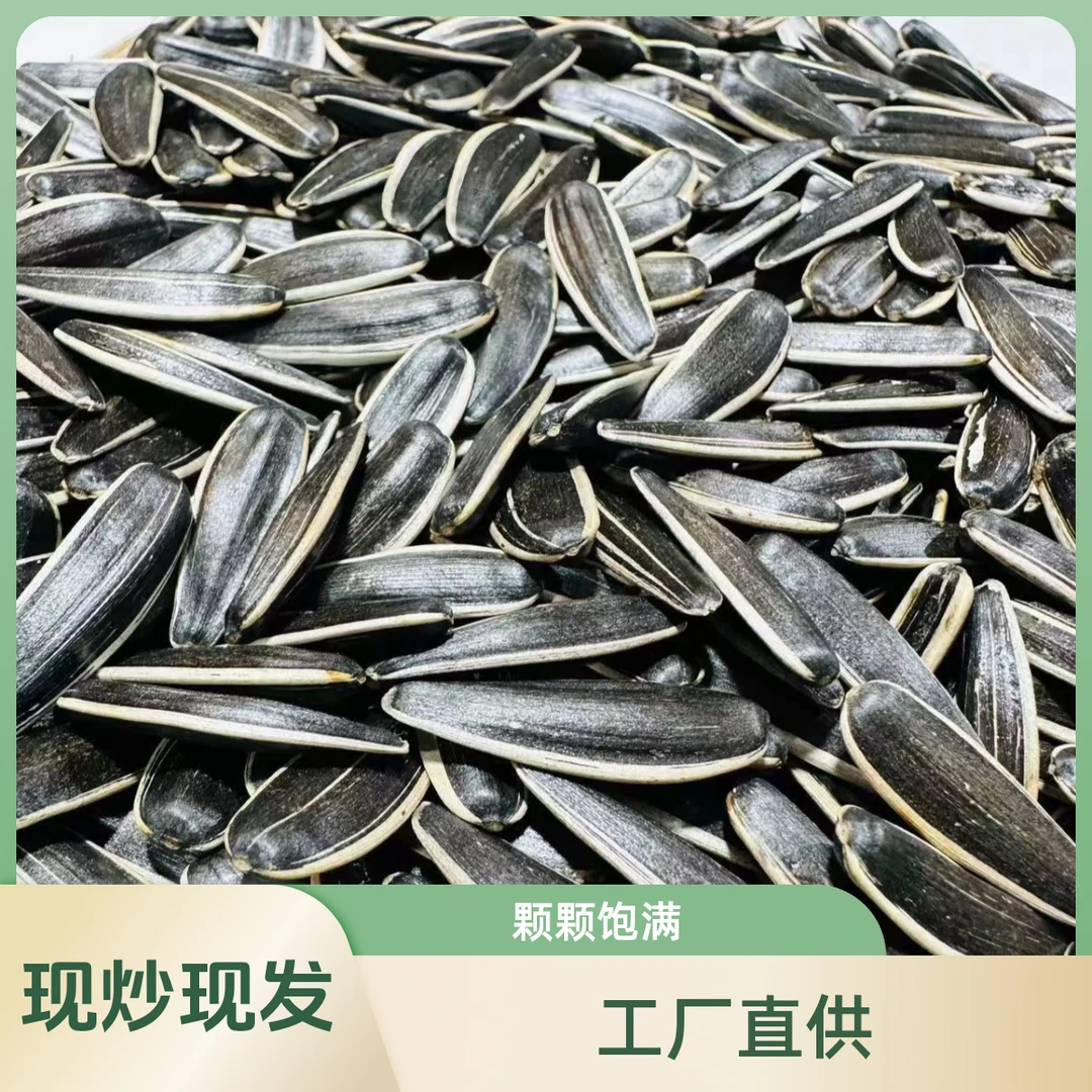 飞跃黑牙签葵花籽休闲零食新疆特产狼牙瓜子原味象牙薄皮瓜子精炒