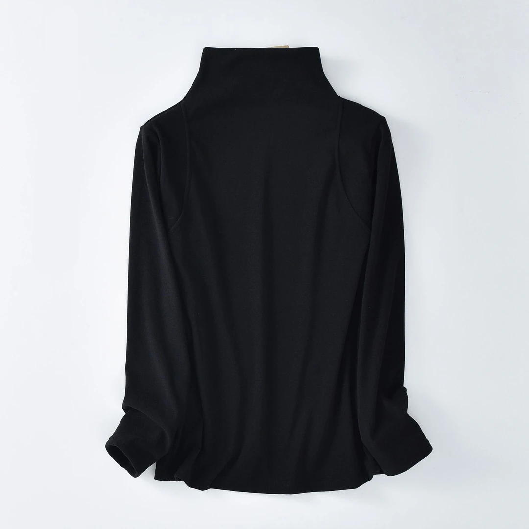 【椰油】新款面膜衣女打底秋冬季百搭半高领纯色外穿打底衫LXPP083