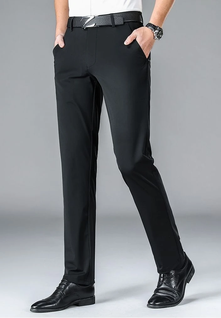 【孤品清仓】商务休闲裤直筒裤弹力男裤男士百搭高弹春夏