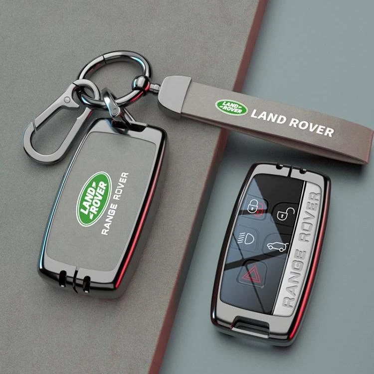 2023路虎车钥匙套揽胜极光女卫士配件发现运动版男用品改装壳扣包