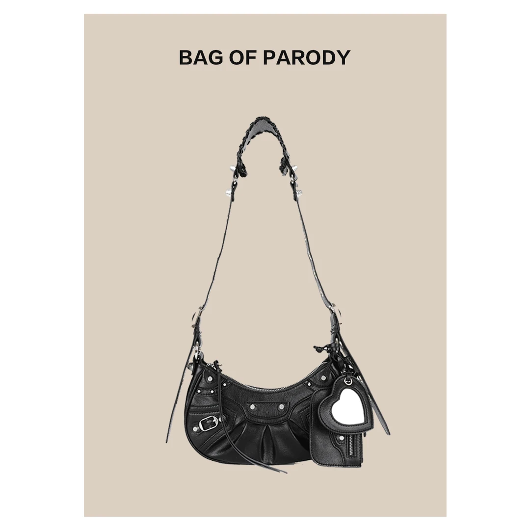 bag of parody包包女2025新款机车包