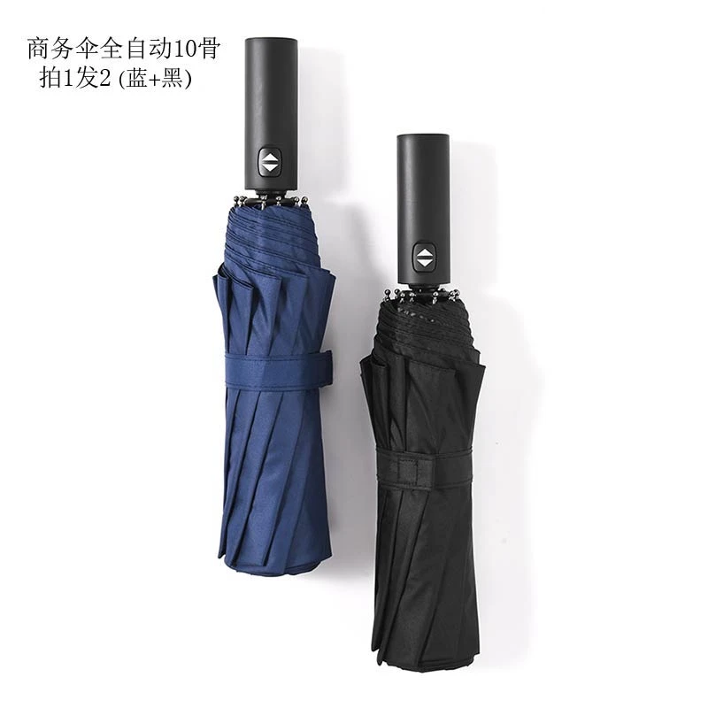 雨杉10股自动抗风2025雨天必备雨具雨伞大号全自动两用男士