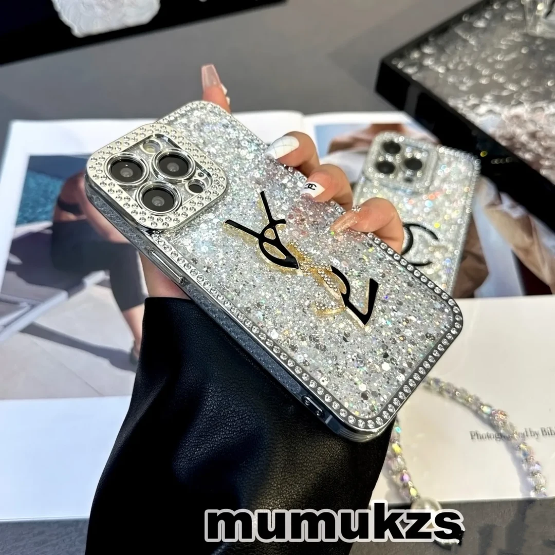 闪钻亮晶晶轻奢网红手机壳适用于苹果17ProMax手机壳苹果16/15/14