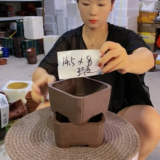 紫砂花盆紫砂花盆