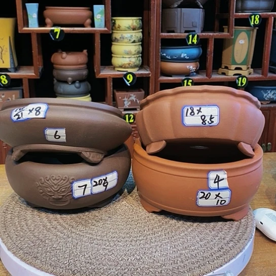 紫砂花盆紫砂花盆