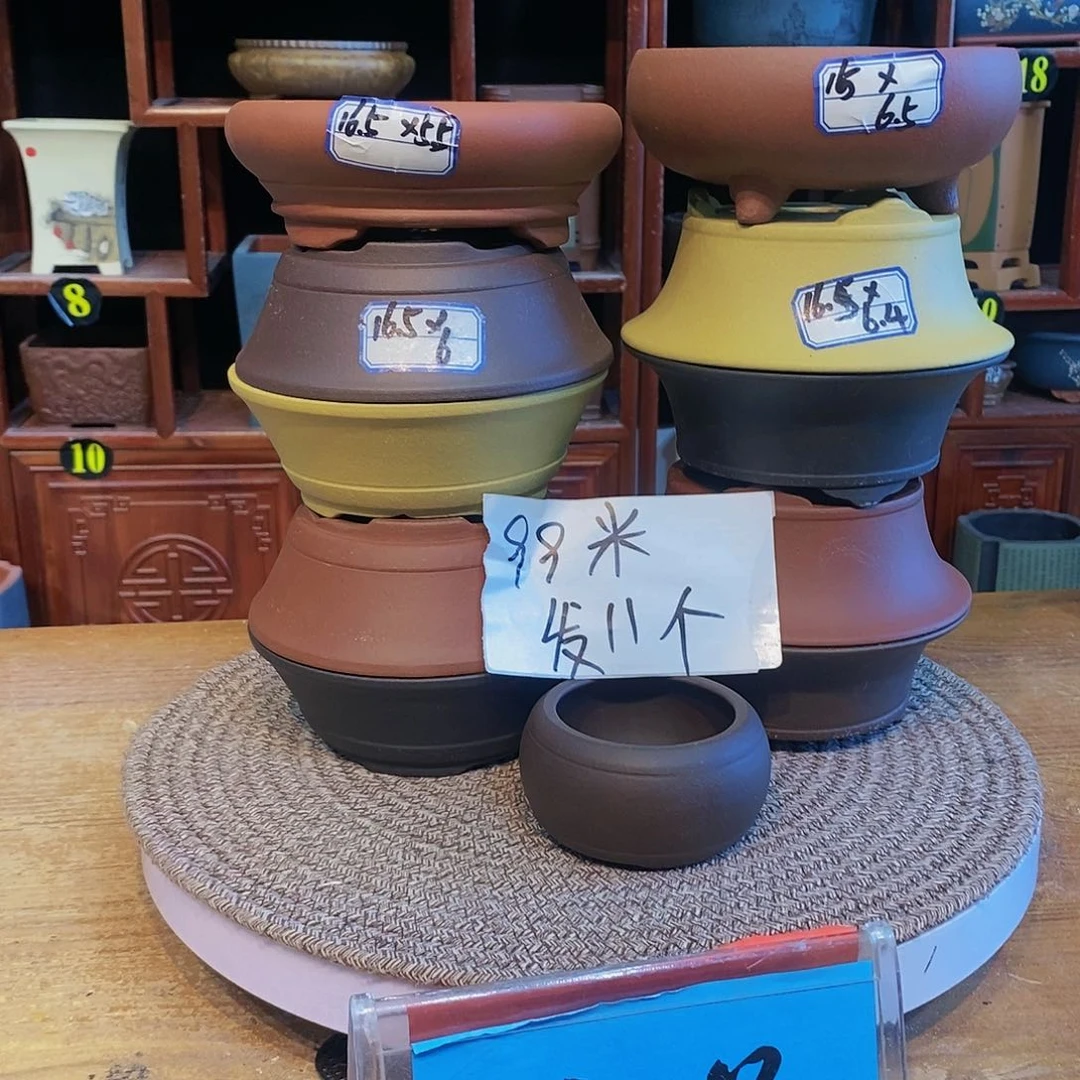 紫砂花盆紫砂花盆