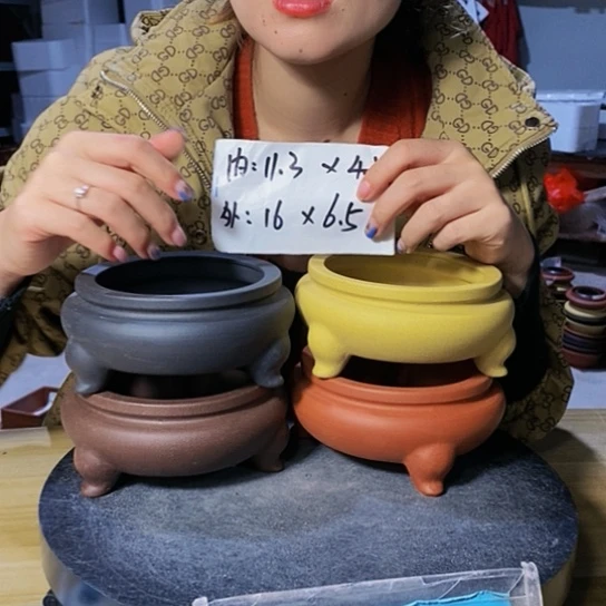 紫砂花盆紫砂花盆