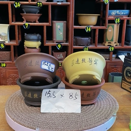 紫砂花盆紫砂花盆