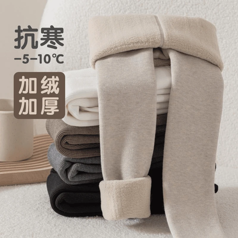 女童加绒打底裤加绒儿童外穿裤袜宝宝秋冬季保暖加厚一体绒连裤袜