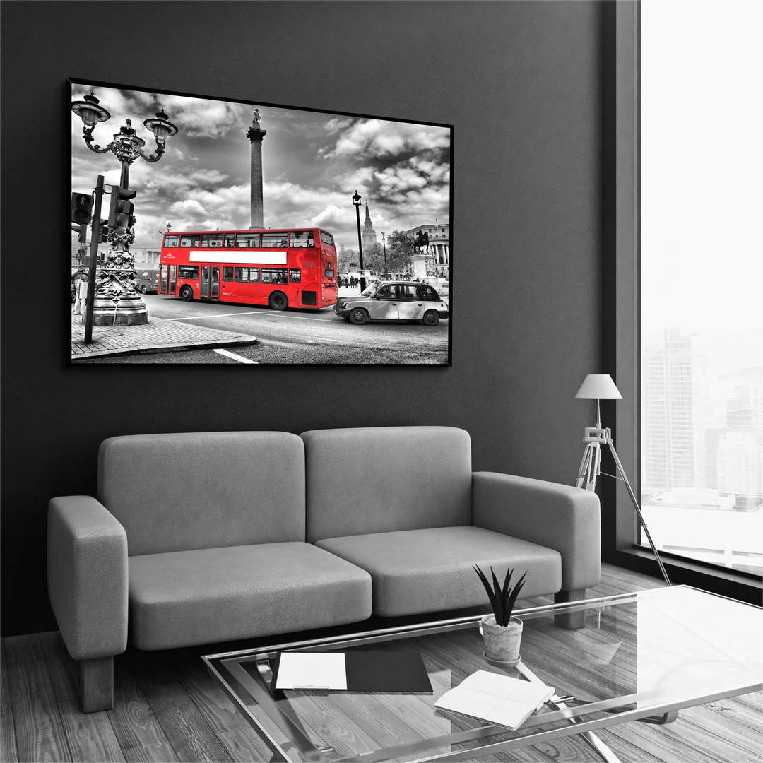 欧式黑白建筑客厅装饰画现代简约地中海风格壁画挂画卧室三联墙画