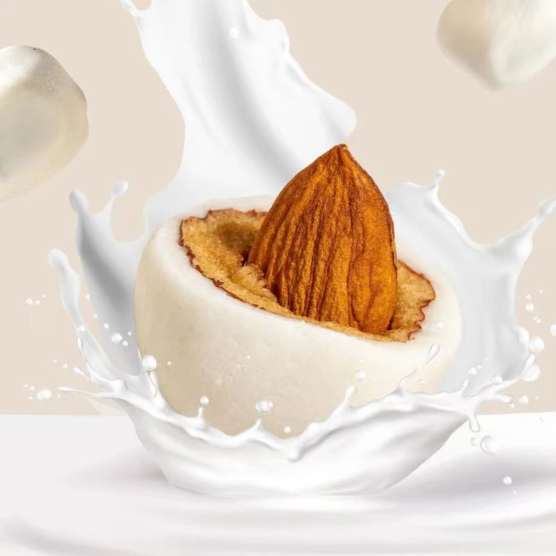 奶油夹心枣网红奶枣杏仁红枣夹巴旦木仁小包装甜糯休闲零食解馋
