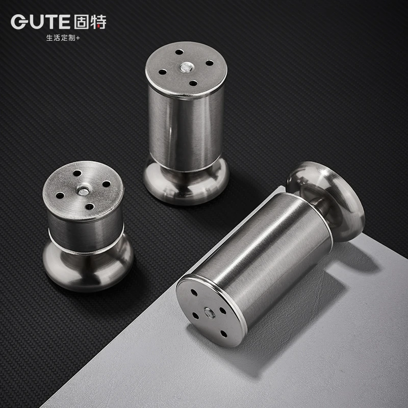 固特家具脚电视柜沙发脚桌脚橱柜脚支撑腿金属床脚垫茶几腿6-20CM