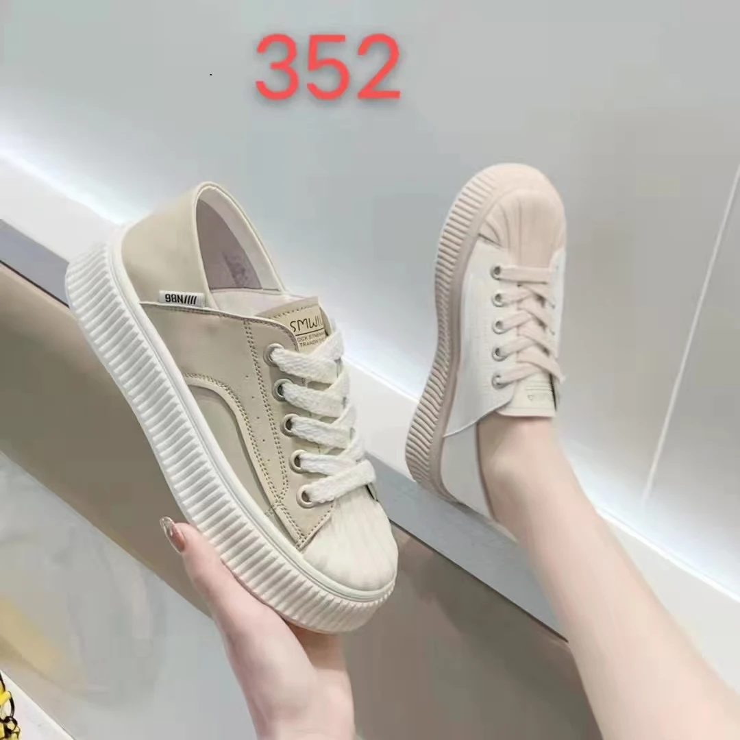 【超哥夫妇】352新款厚底百搭休闲两穿鞋女