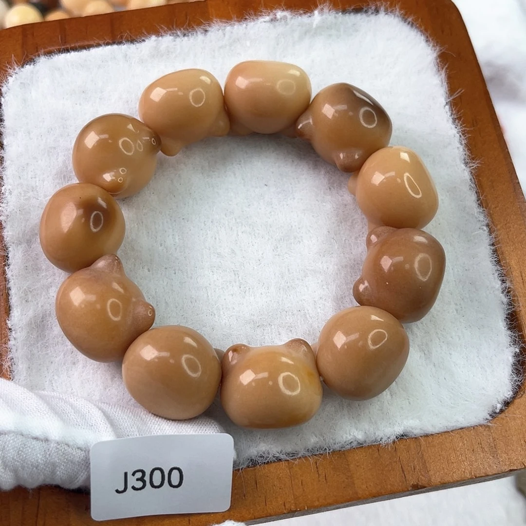 白玉菩提吊坠m**i22mm1串猫头j300