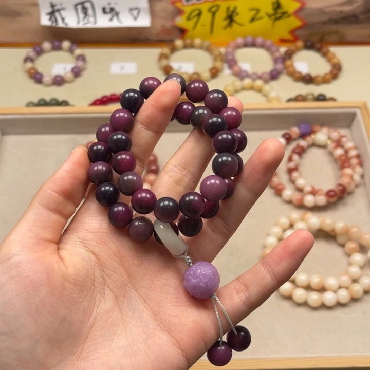 白玉菩提吊坠10MM双圈