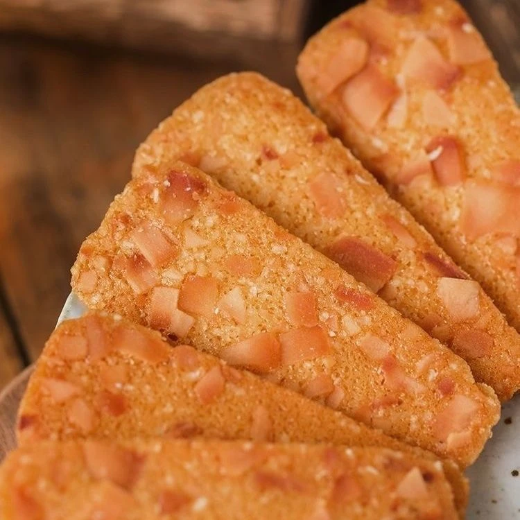 椰子脆片扁桃仁脆饼高端零食儿童椰子脆饼撒满脆片饼干网红零食