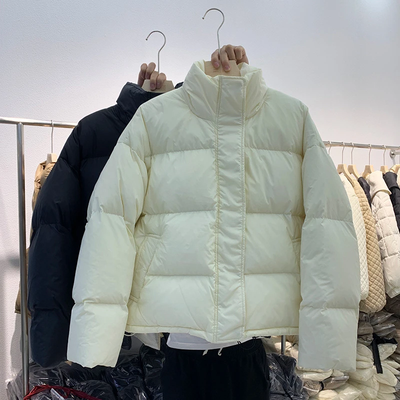 潮流时尚小个子面包服女百搭新款韩版宽松立领加厚冬季保暖外套