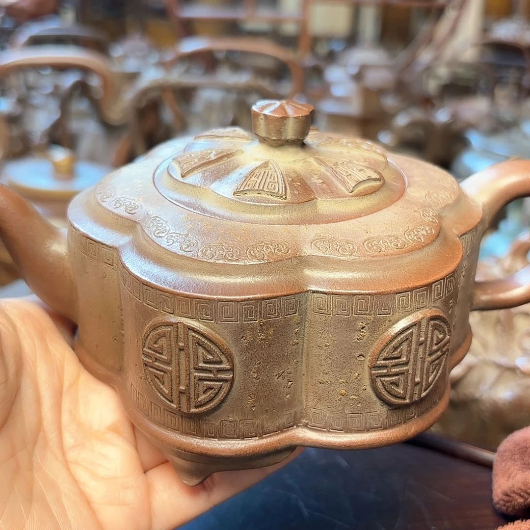 紫砂茶壶一****弟紫砂老壶