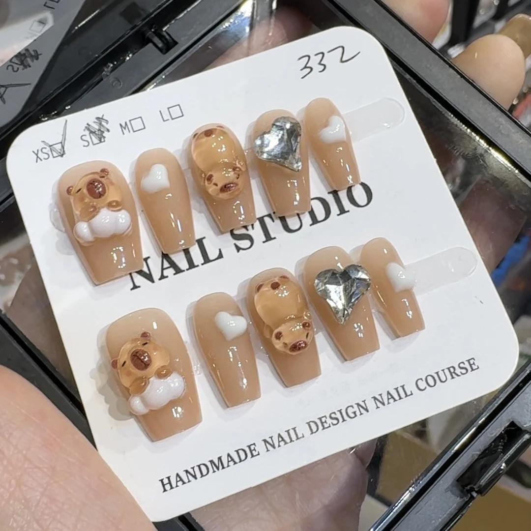 332纯手工美甲穿戴甲（送5件套工具包）