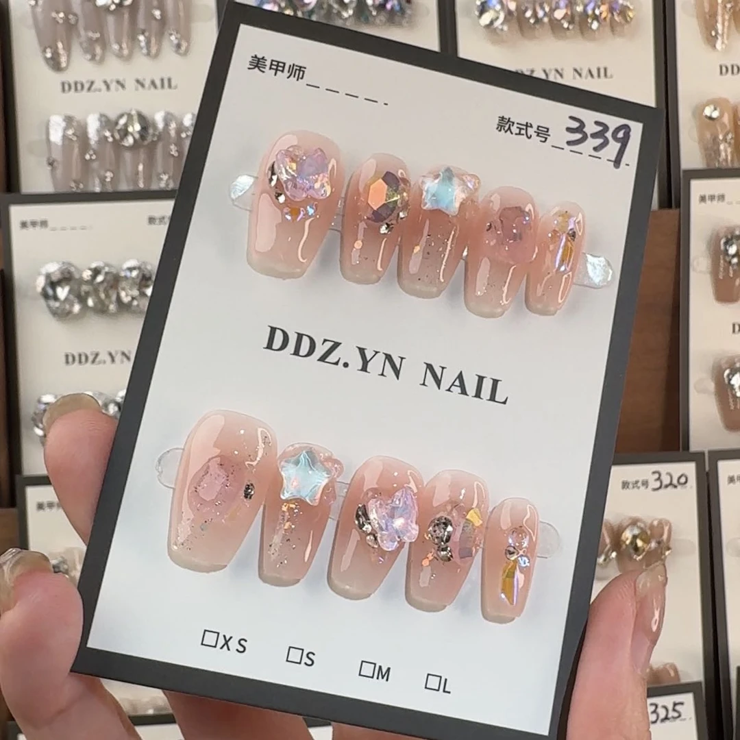 339纯手工美甲穿戴甲（送5件套工具包）