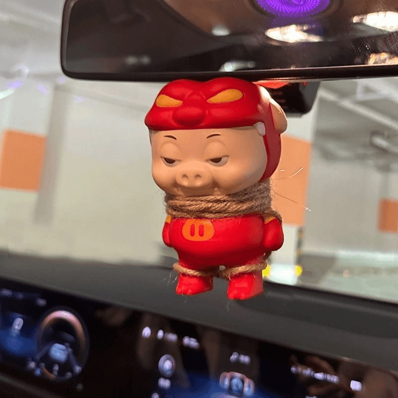 猪猪侠车挂件车内吊坠装饰车载挂饰后视镜gg爆摆件可爱网红用品