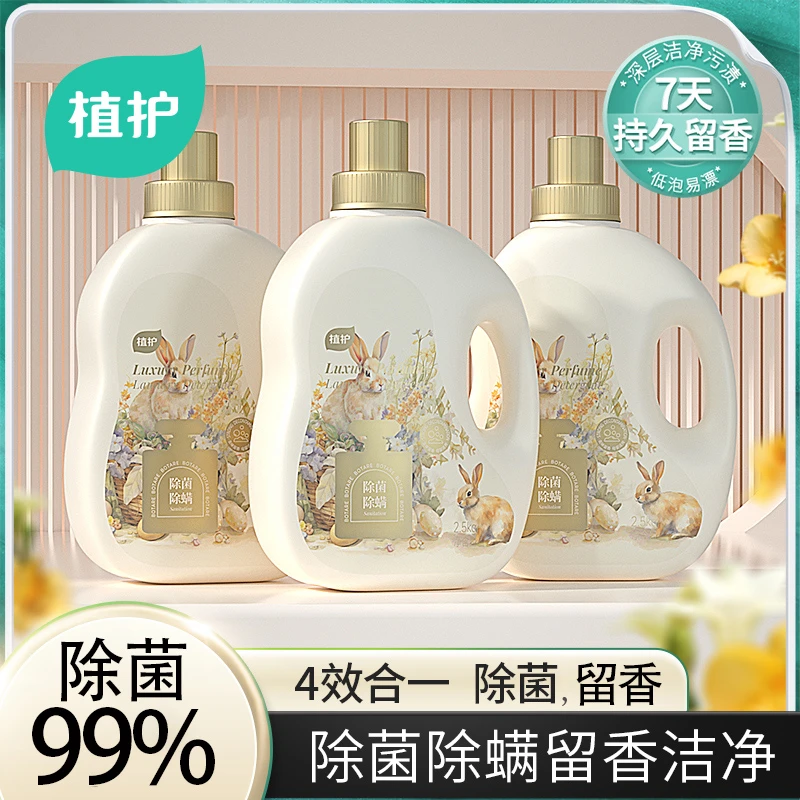 植护香水洗衣液除菌除螨瓶装整箱留香批家用宿舍留香实惠家庭装
